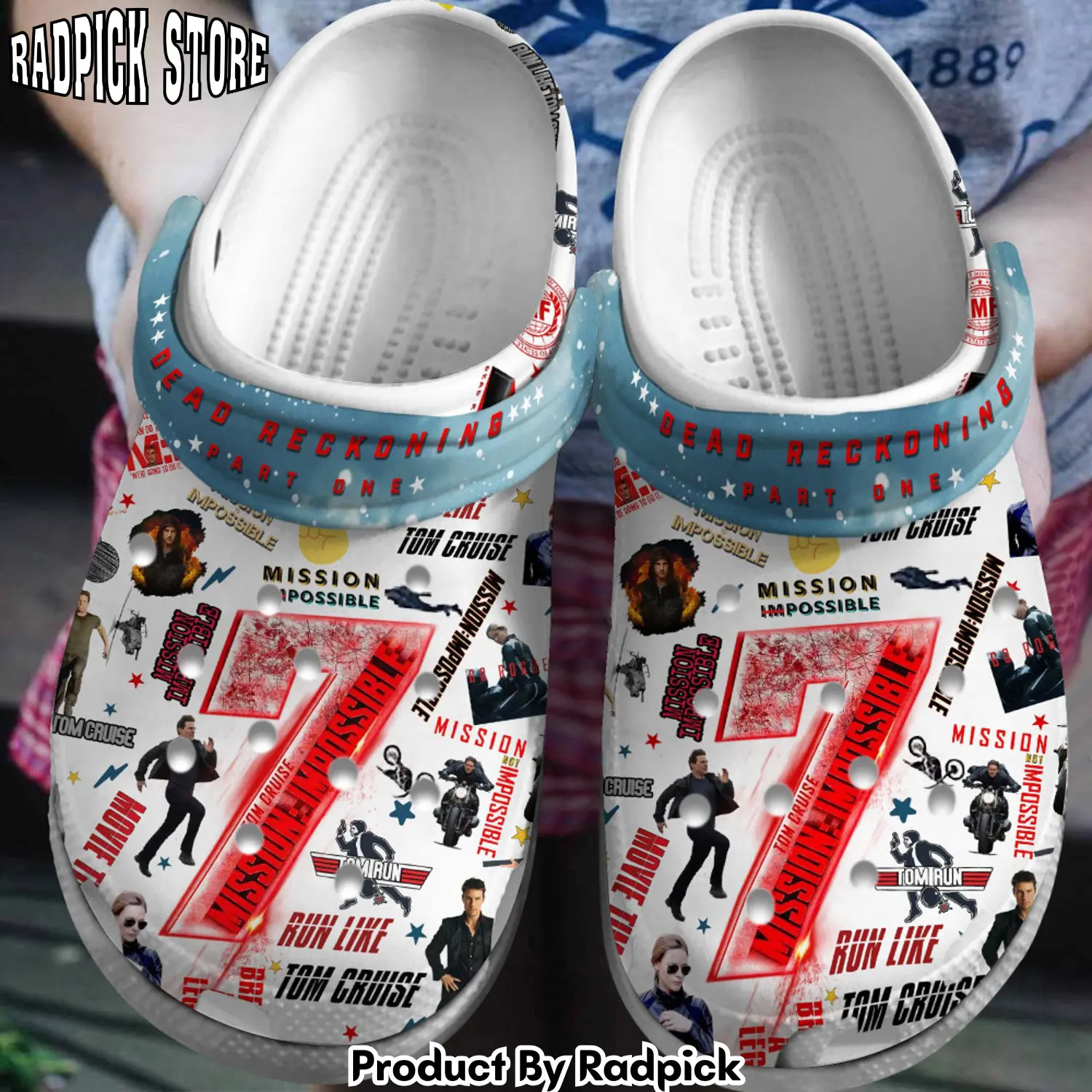 Radpick premium mission impossible movie clogs shoes for men women puk rp6522209